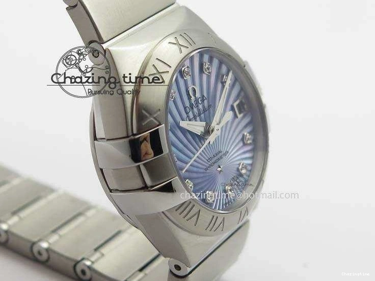 0515 Constellation 28mm V6F Best Edition SS Blue Dial On SS Bracelet A MultiPurpose 8201